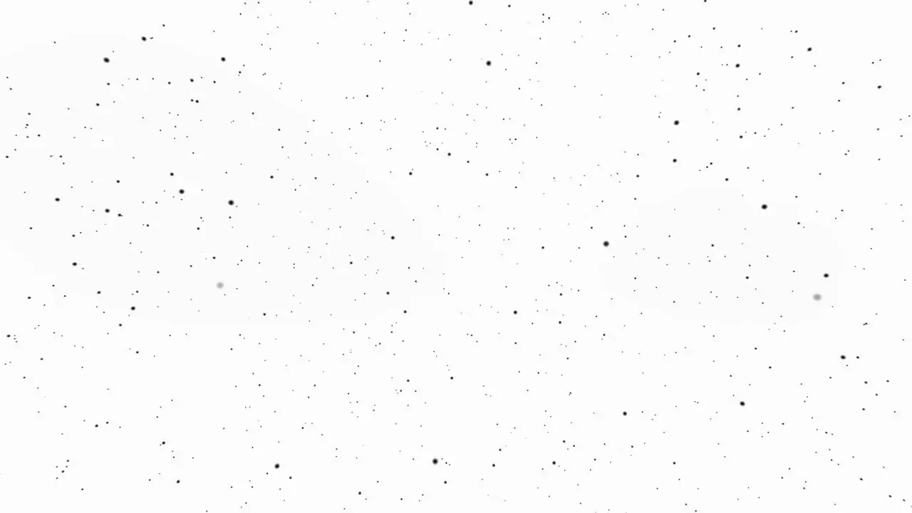 Abstract black dots on a white background render