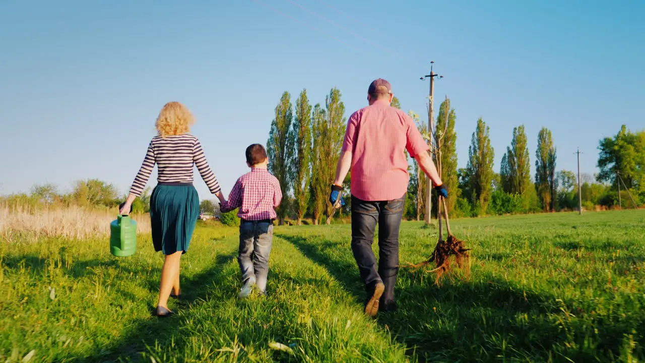 A Couple Of Farmers Are Walking Along A Picturesque Rural Road 1