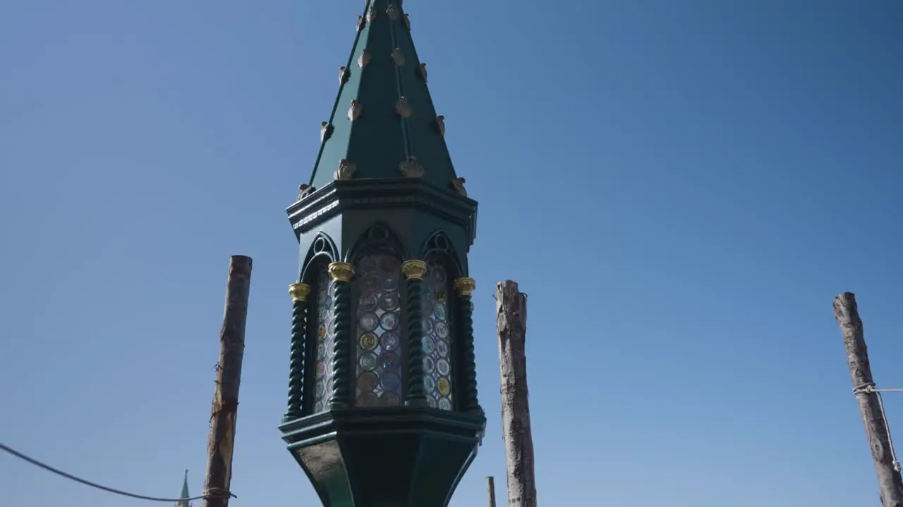 Beautiful shot from the sea in Venice