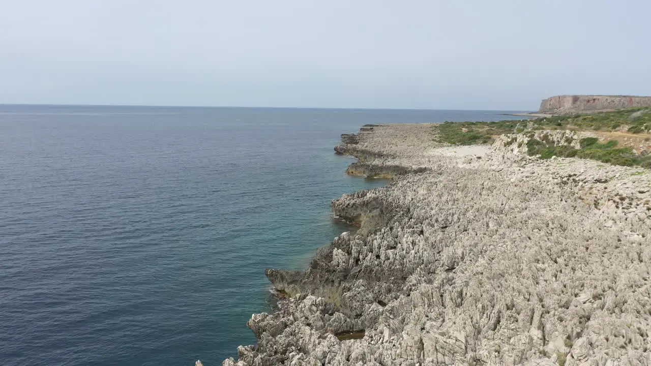 Rock Sea Drone Pan Italy