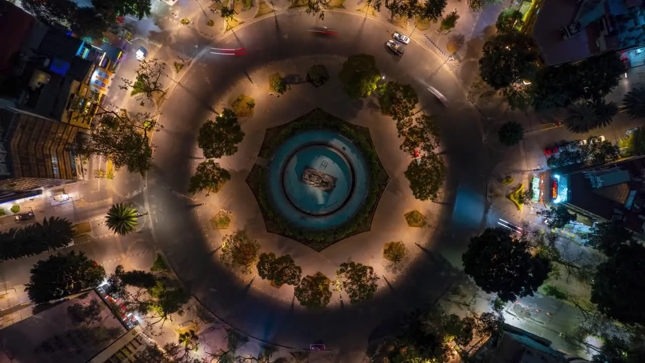 TIMELAPSE CIBELES ROUNDABOUT IN MEXICO CITY