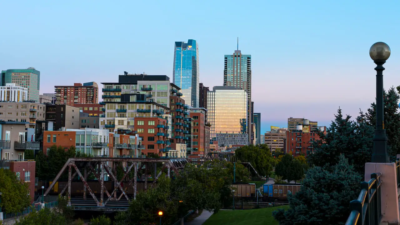 Sunset Timelapse in Denver Colorado