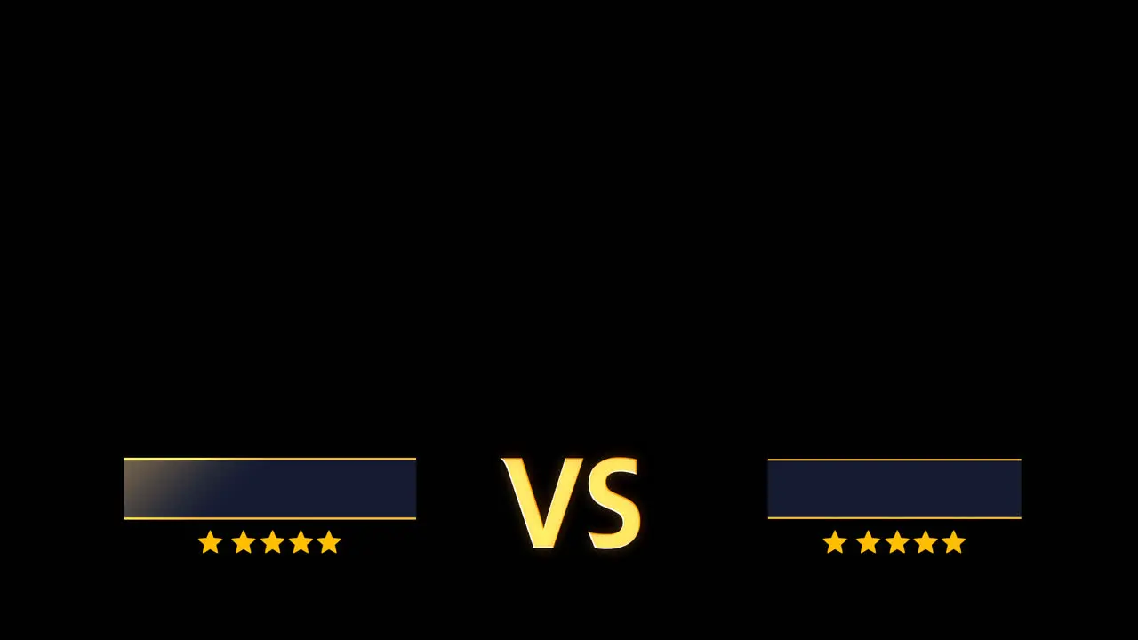 Football Team Vs Team Lower Thirds Title