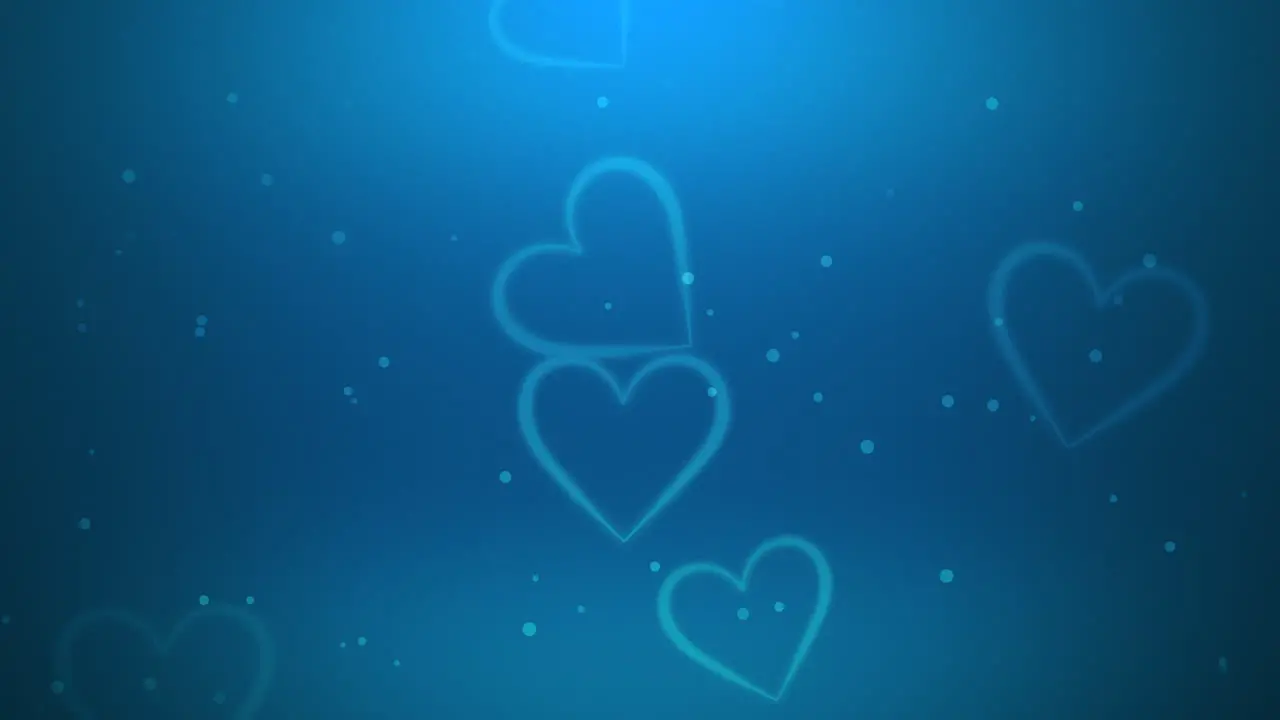 Valentines day shiny background Animation romantic heart 6