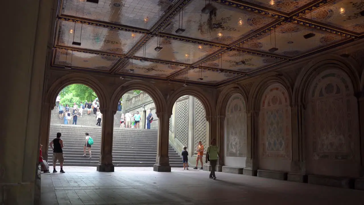 Underpass in the Central Park of New York