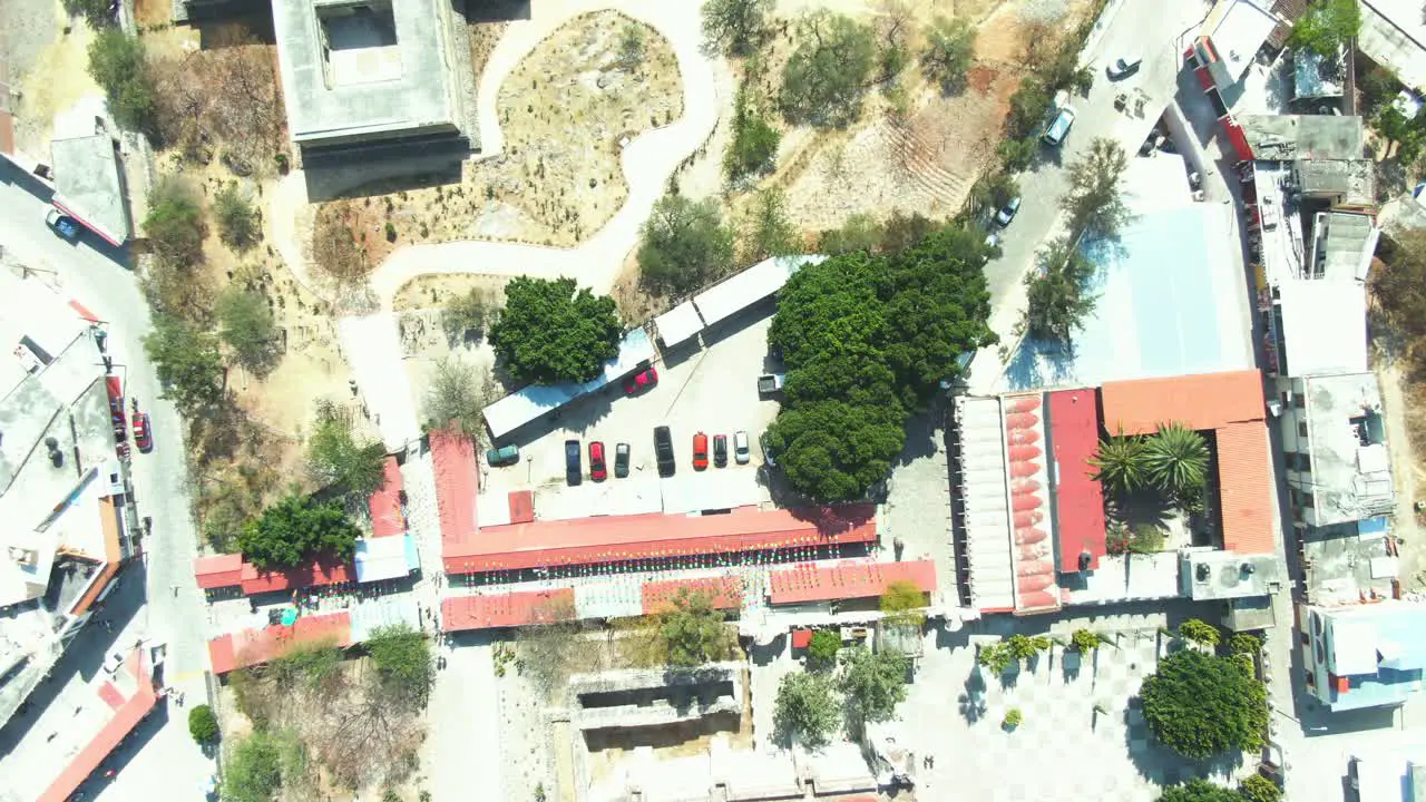 Mitla Oaxaca Mexico Aerial View Drone