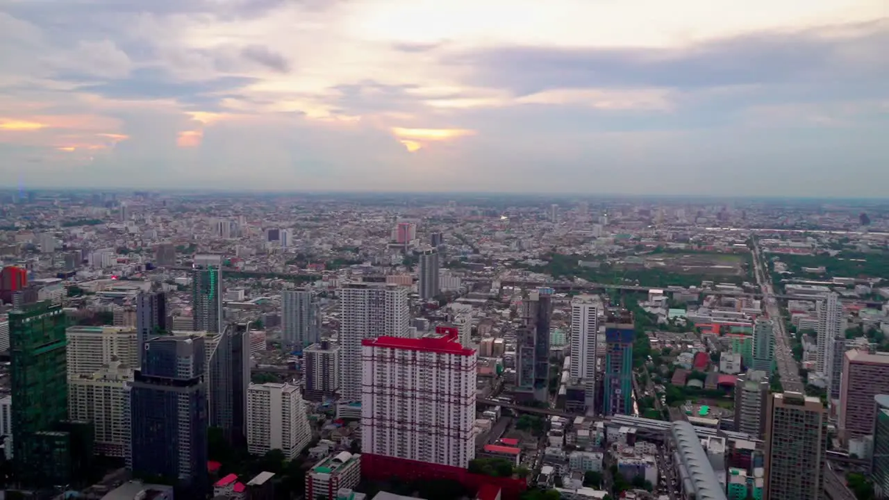 Cityscape of downtown the district of Bangkok