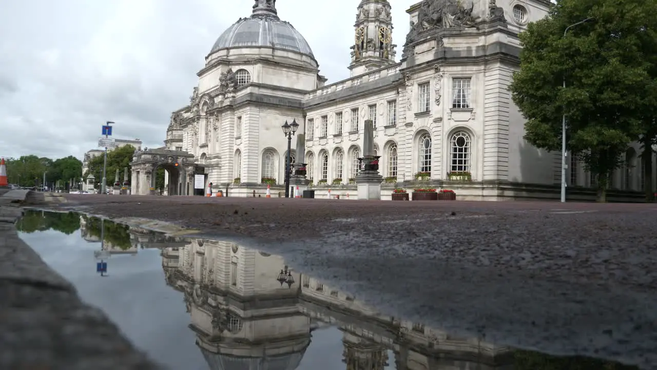 A lovely moment outside Cardiff city hall