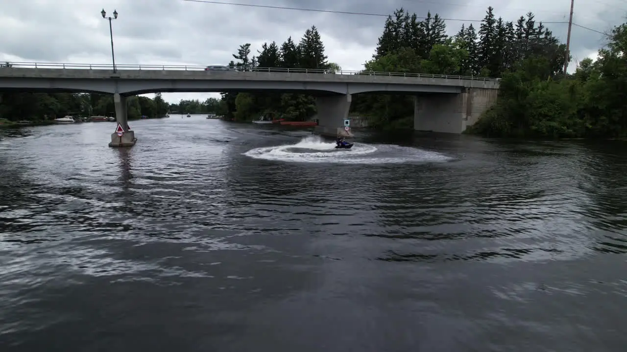 Extreme Sports Motorsport Seadoo Jet ski on a river