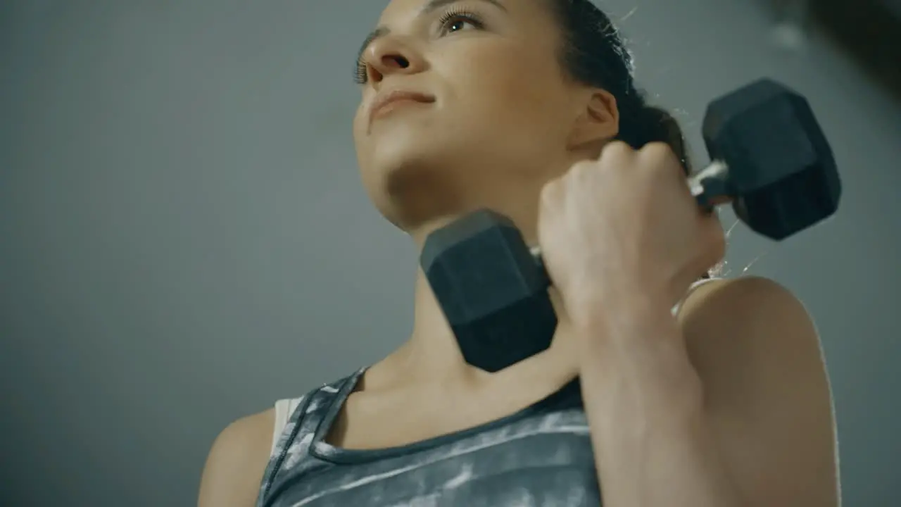 Woman Lifting Weights