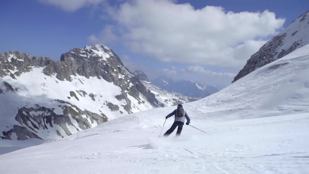 Skiing in Alps 01