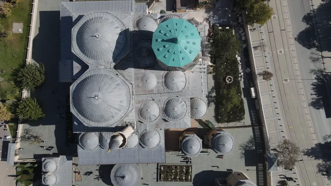 Aerial Dome Of Konya Mosque