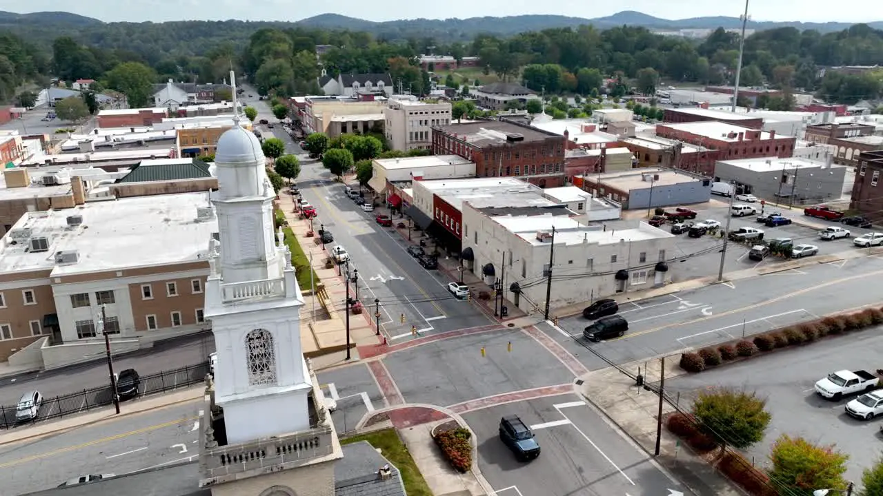 aerial orbit first baptist church in lenoir nc north carolina