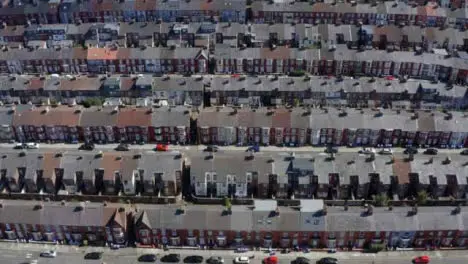 Drone Shot Sweeping Across Wavertree Housing Estate 08