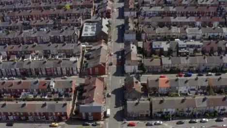 Drone Shot Sweeping Across Wavertree Housing Estate 10