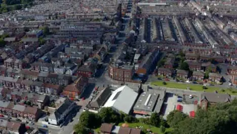 Drone Shot Sweeping Across Wavertree Housing Estate 11