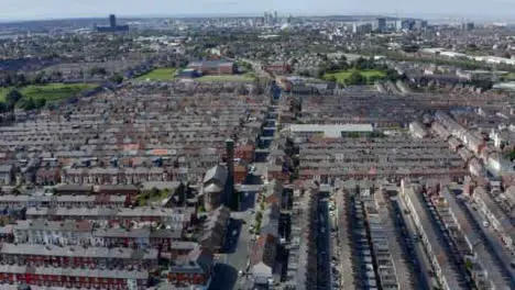 Drone Shot Sweeping Across Wavertree Housing Estate 12