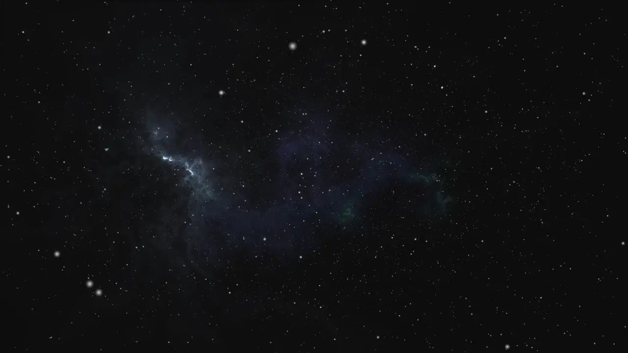 CG Animation Journey Through Space