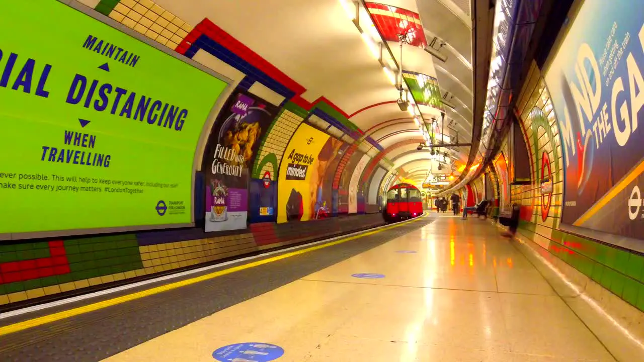 A view from the London Underground tube system