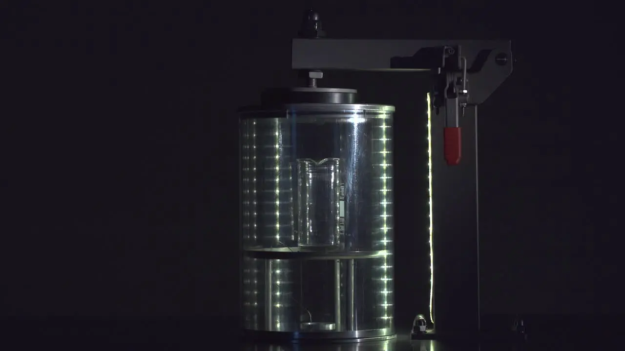 Lab Beaker in Vacuum Chamber CU