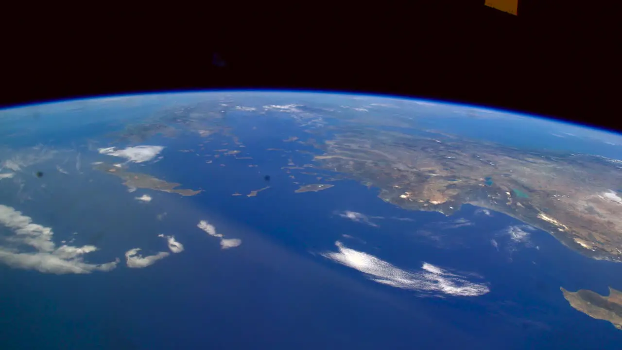 Slow Shot from ISS Graded