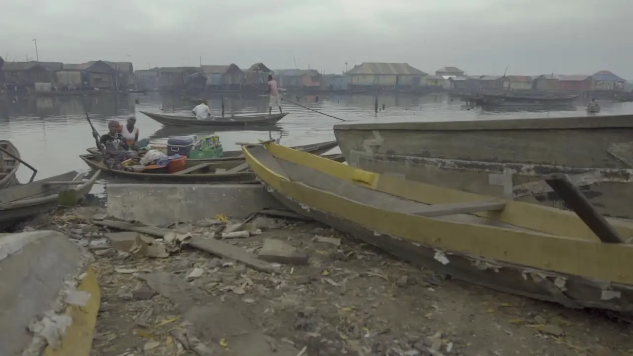 Woman Sat In Boat Nigeria 02