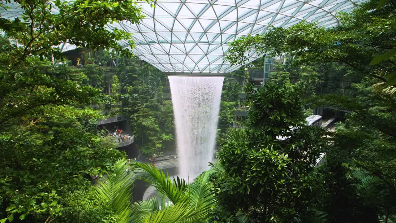 Changi Airport Waterfall 03