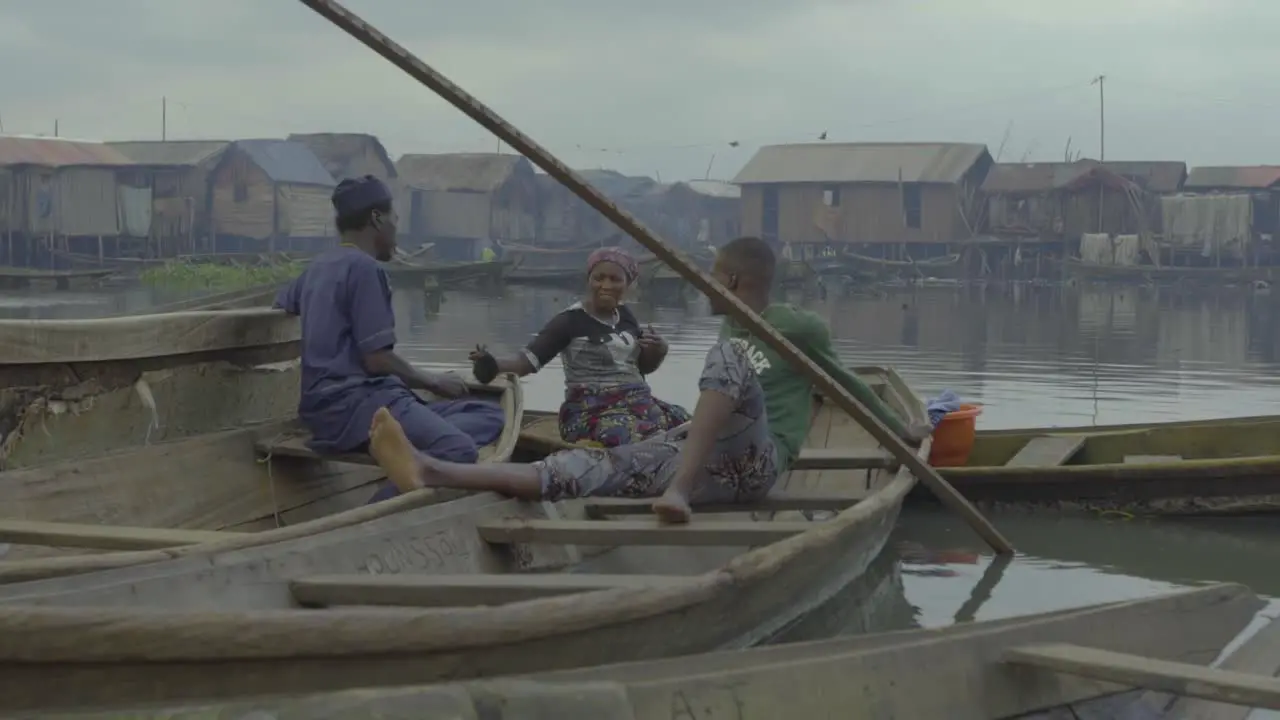 People sat In Boats Nigeria 02