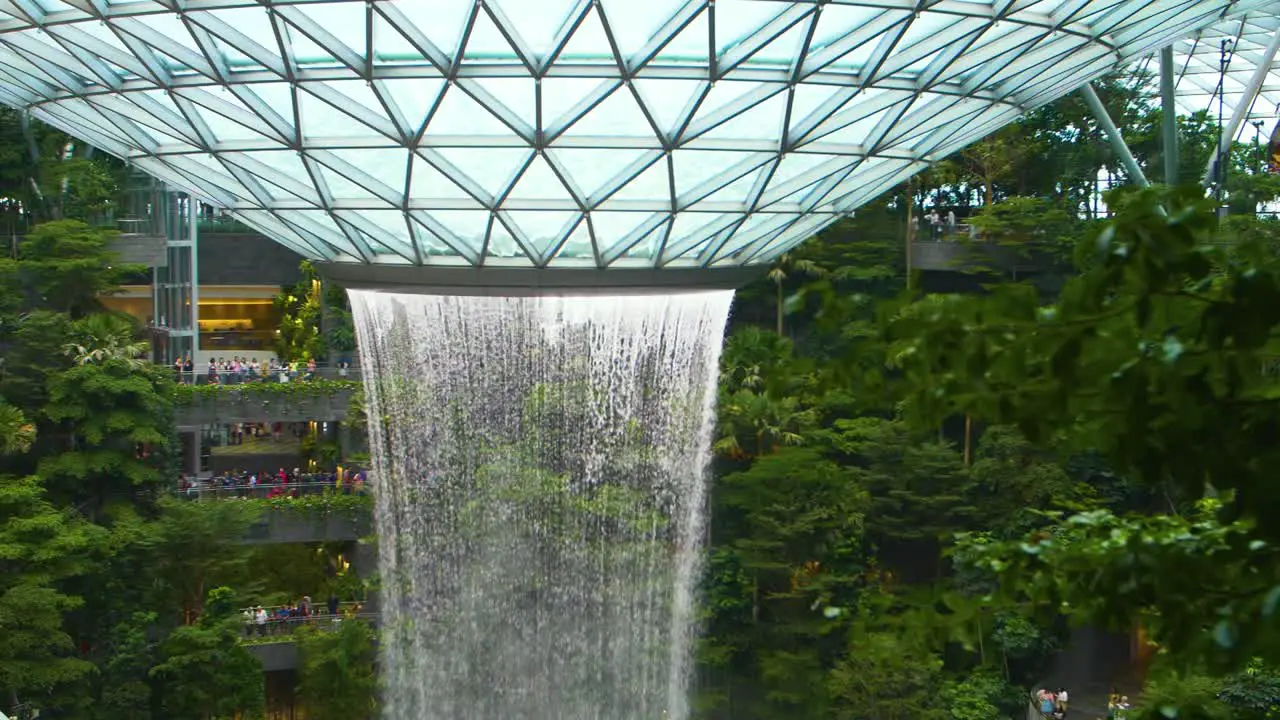 Changi Airport Waterfall 01