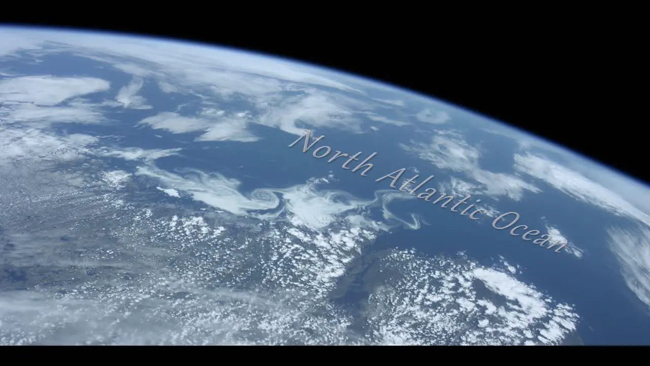 North Atlantic Ocean from ISS