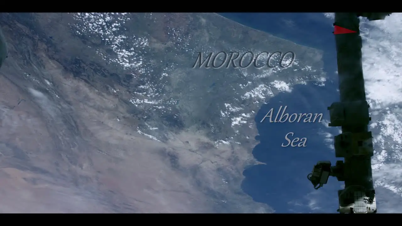 Morocco and Alboran Sea from Space