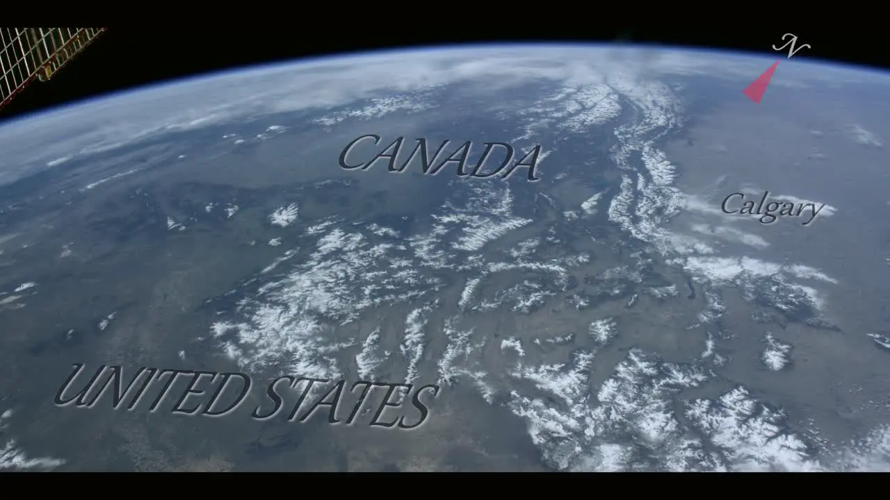 Canada and the United States from ISS