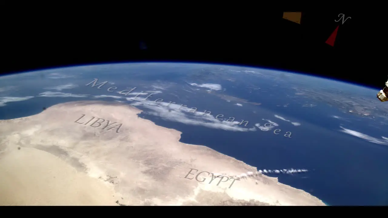 Libya and Egypt from Space