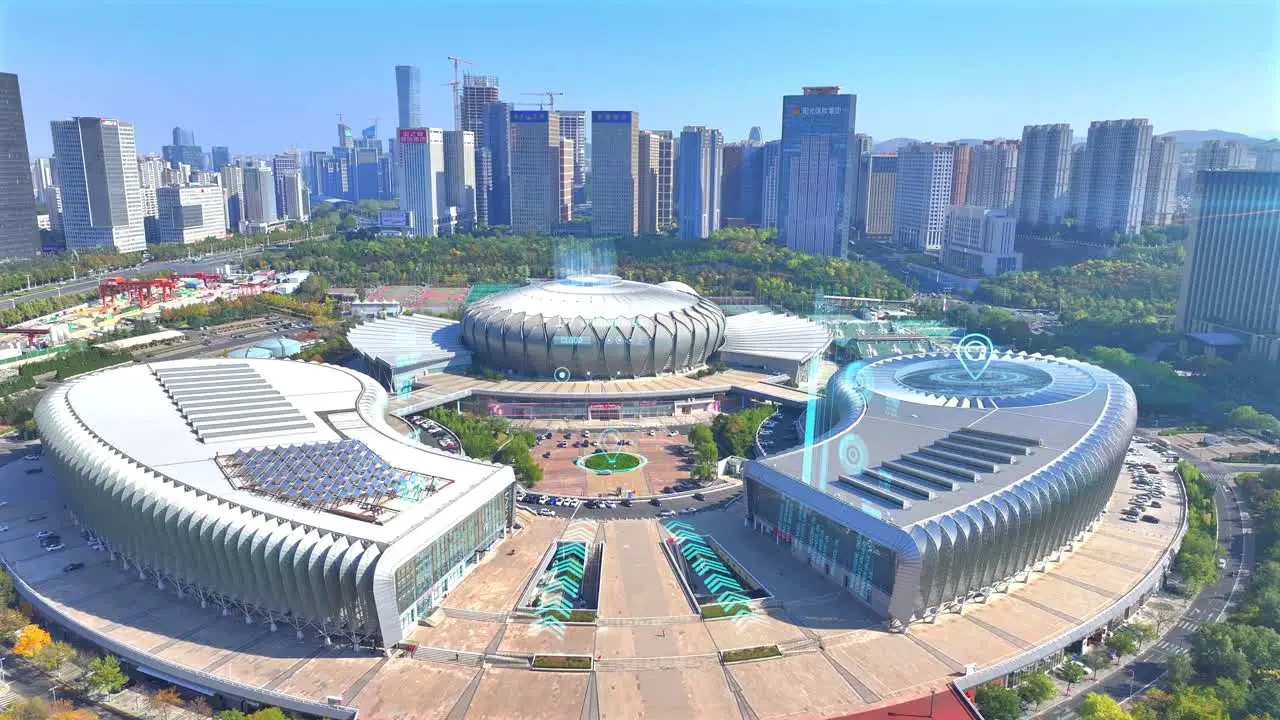 Jinan Olympic Sports Center，Technological cities modern cities with technological packaging