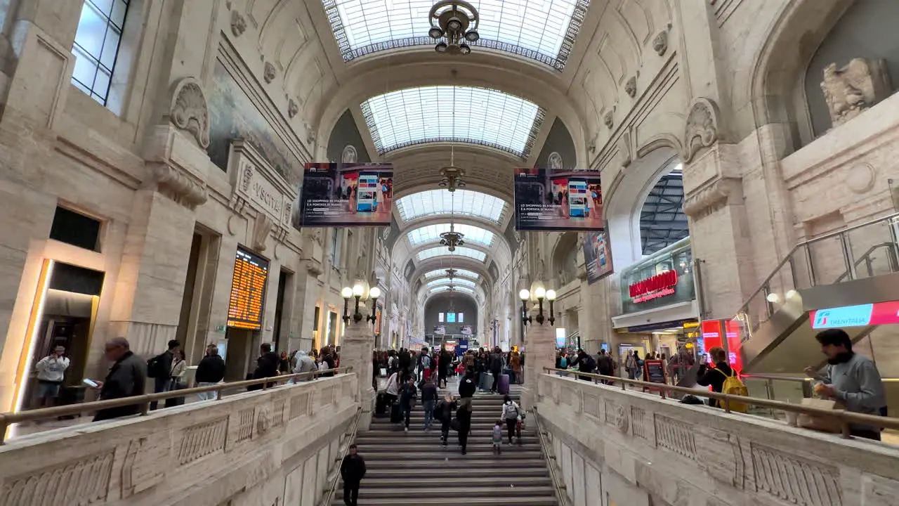 Milano Centrale railway train station Amazing interior architecture