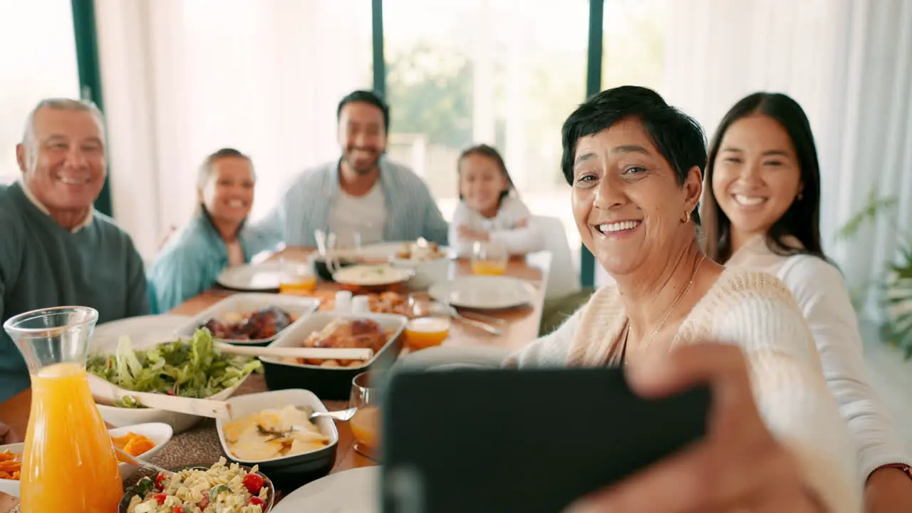 Praying religion and big family at a lunch