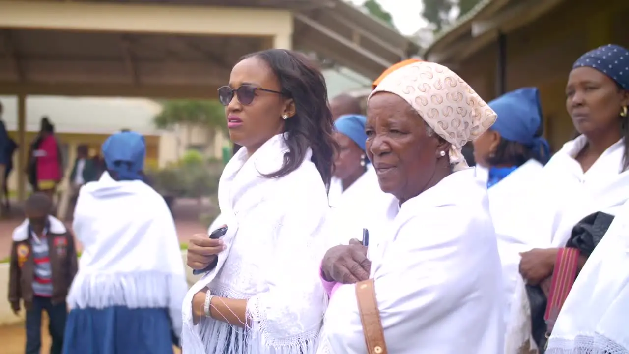 Two ladies at a traditional wedding in Botswana Africa