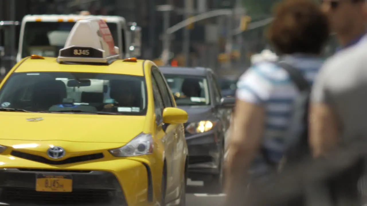 New York City summer time traffic