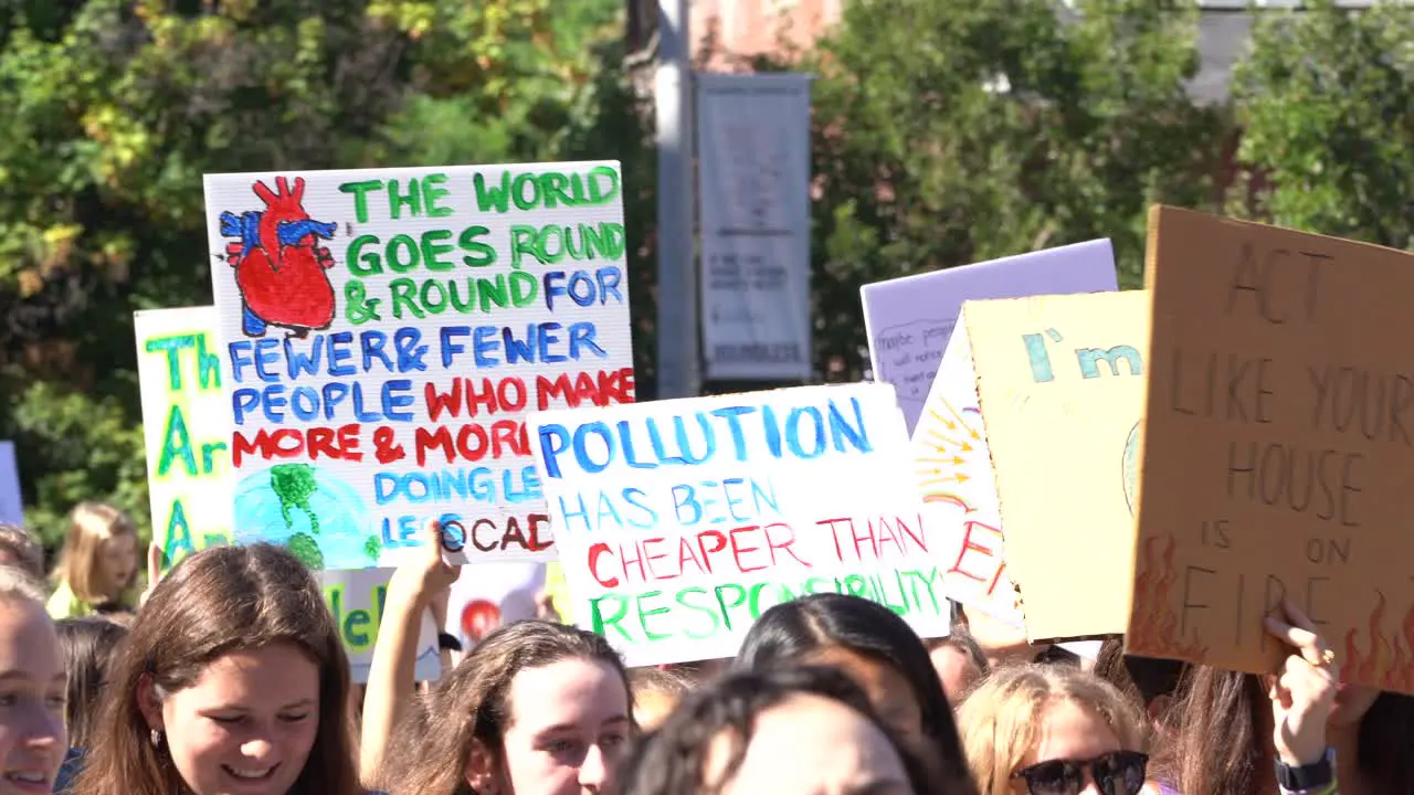 People Marching against Global Climate Change