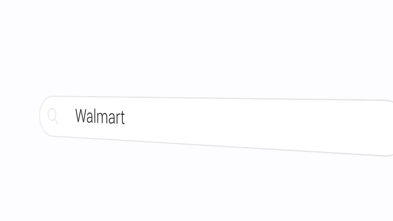 Searching for Walmart on the internet