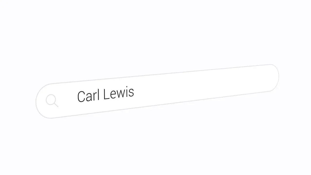 Searching Carl Lewis former Olympic medalist on the web