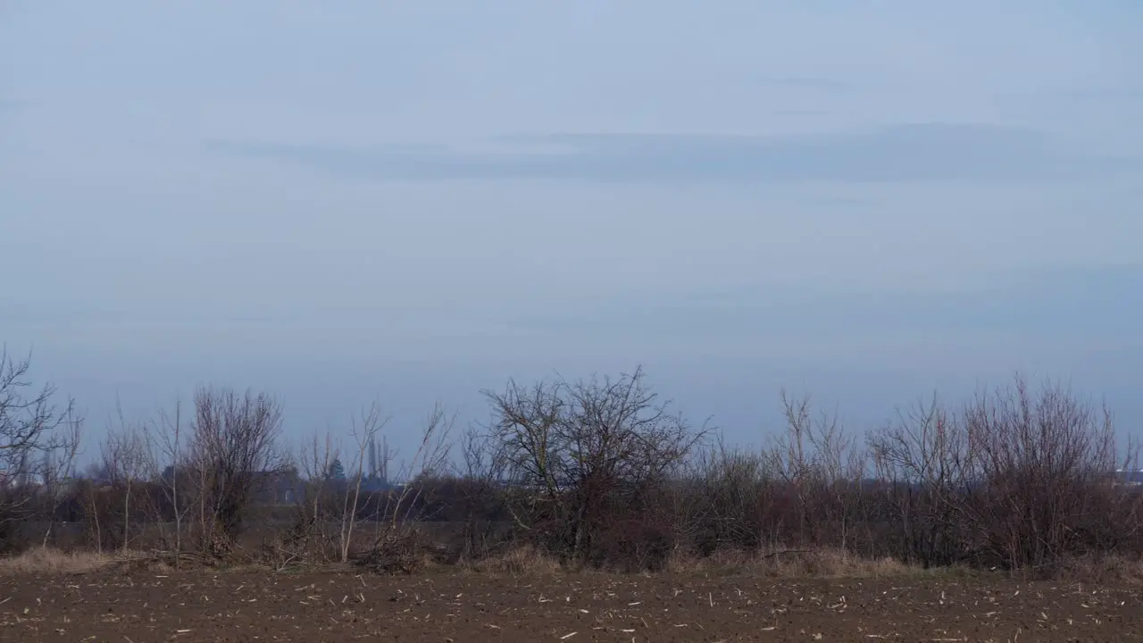 ATR Plane Taking Off From Small Airport