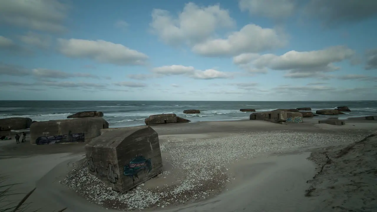 Atlantic wall German Coastal Defences in Vigso Denmark from WW2