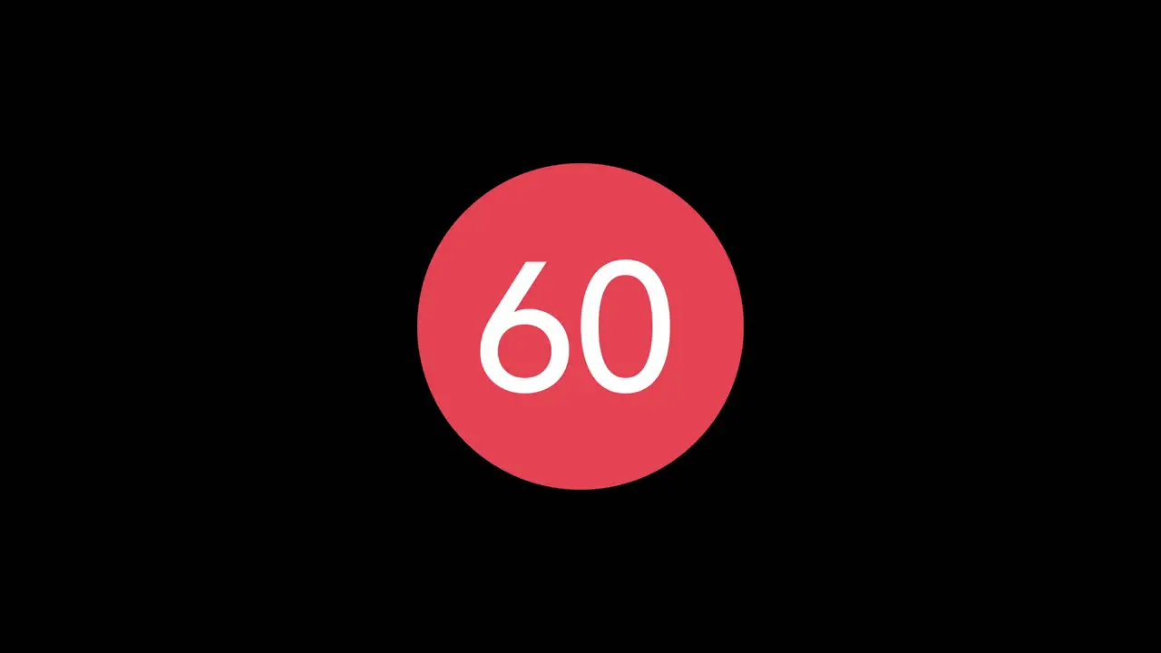 A red bubble with white numbers counting rapidly upwards reminiscent of notifications from an app such as social media engagement emails likes friend requests growth etc-1