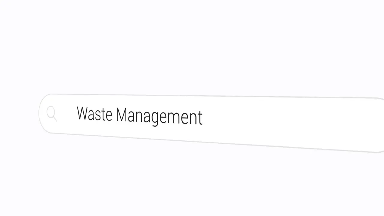 Searching Waste Management on the Search Engine