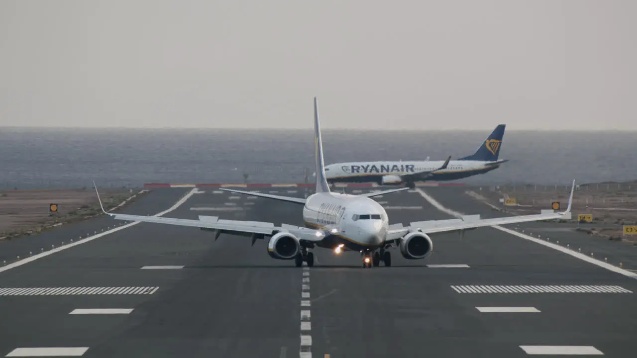 Aircraft movement on the runway