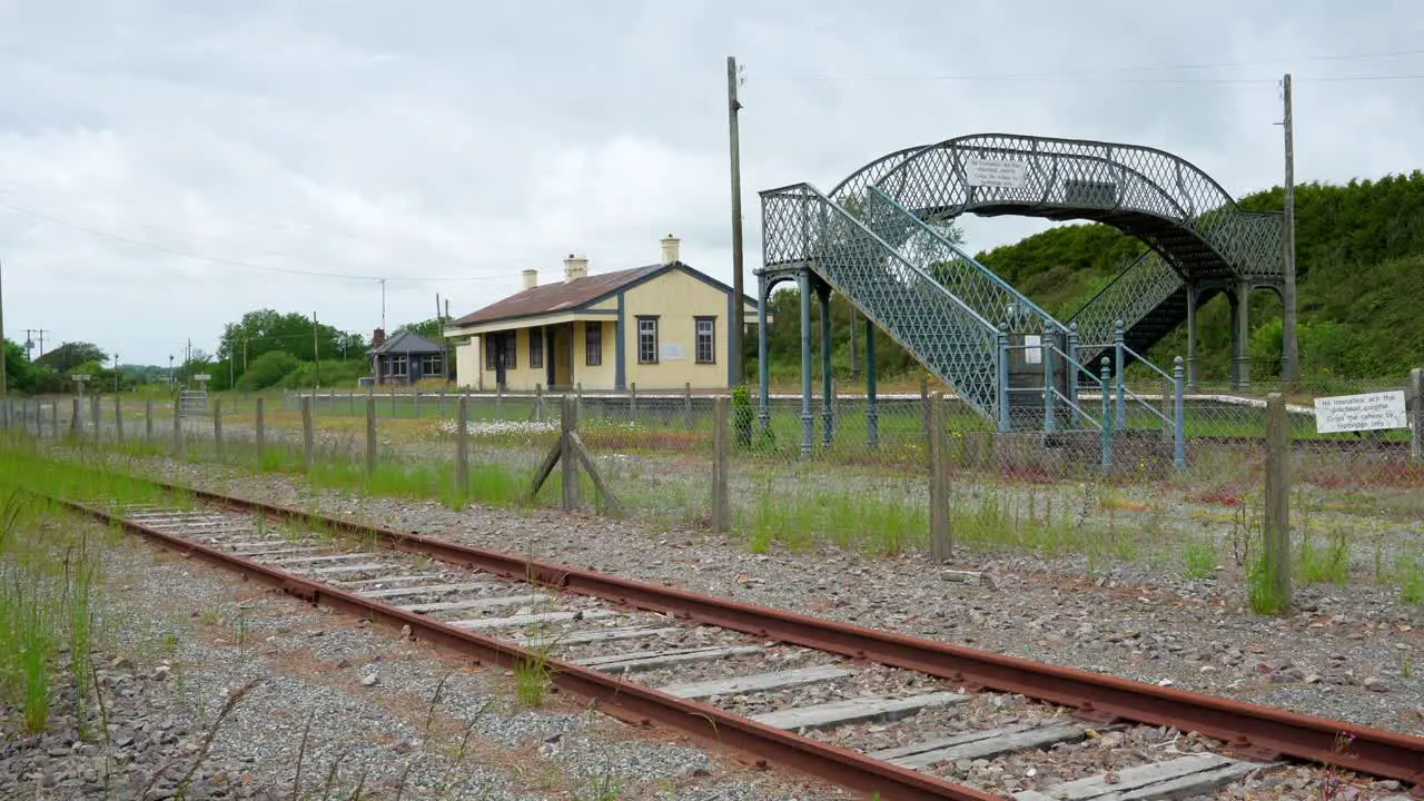 Old rural railway station Wexford Ireland