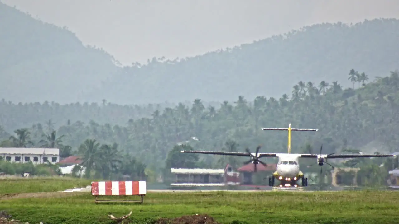 Cebu Pacific Flight arriving in Surigao City from Cebu