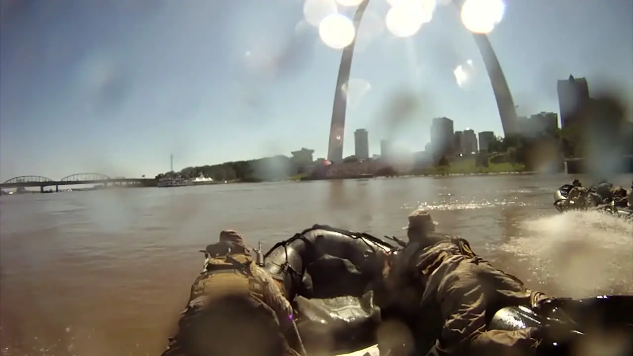 Us Army Commandos Invade St Louis In A Mock Exercise