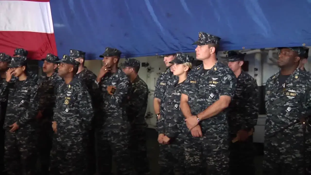 Leon Panetta Head Of The Cia Speaks To And Greets The Troops